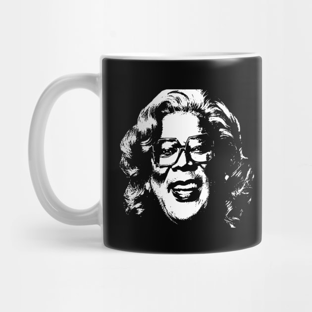 Madea White Stencil by Tentacle Castle